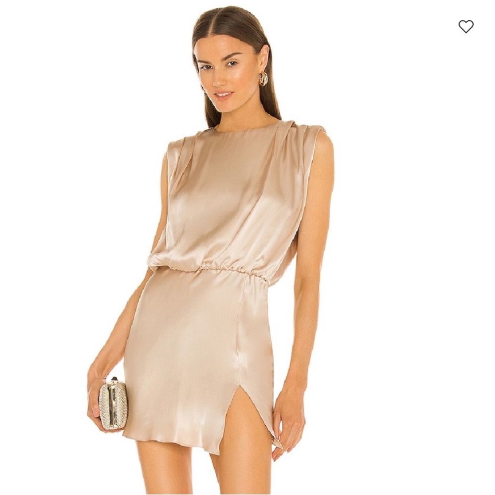 Amanda Uprichard Camela Dress in Bone (M)
